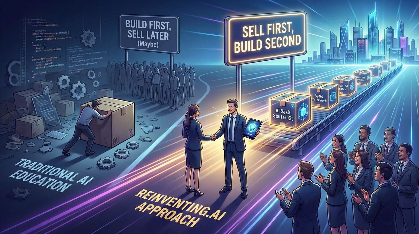 Sell first. Build later.